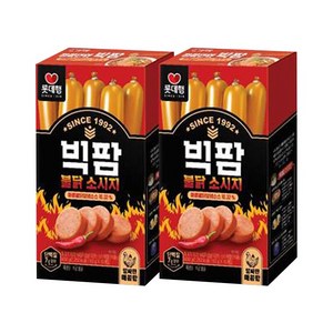 롯데햄 빅팜불닭1200g (60gX20개입) 간식 소시지 매콤 알싸한 화끈한, 1.2kg, 1개