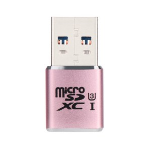 다기능 마이크로 SD TF 카드 리더 3-in-1 USB 3.0 메모리 카드 리더 어댑터, 로즈 골드, 1개