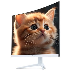 (포) 비트엠 Newsync X27FC90 커브드 1500R 화이트 무결점, 68cm