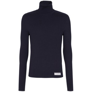 발망 로고 태그 메리노 울 스웨터, 블루계열, Standard M(KR 105)