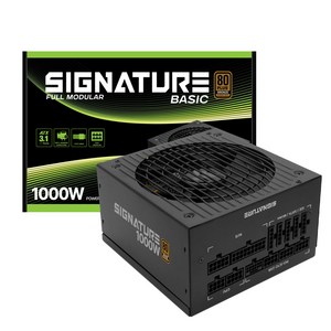 AONE 시그니처 1000W 80PLUS 브론즈 풀모듈러 베이직 블랙 ATX3.1 PC파워