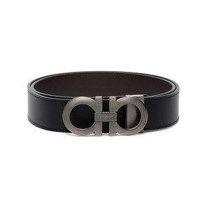 페라가모 로고 버클 레더 벨트, cm 110, 블랙계열