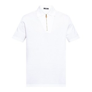 베르사체 메두사 집업 폴로 셔츠, 화이트계열, Standard M(KR 100)