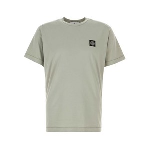 스톤 아일랜드 로고 패치 티셔츠, 그린계열, Standard S(KR 90)