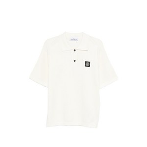 스톤 아일랜드 로고 패치 폴로 셔츠, 베이지계열, Standard XL(KR 105)