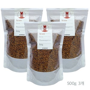 현대방앗간 매일 압력으로 볶은 국산 보리차, 500g, 1개입, 3개