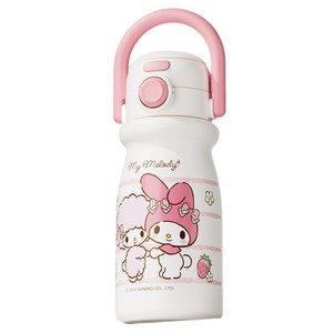 StarR 산리오 패밀리 시리즈 더블 드링크 보온 텀블러, 500ml, 마이멜로디, 1개