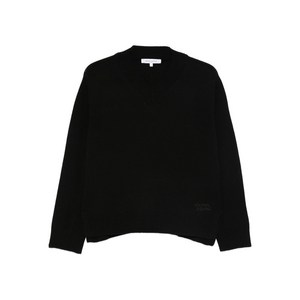 메종키츠네 V넥 울 스웨터, 블랙계열, M(KR 66)