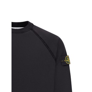 스톤 아일랜드 컴퍼스 배지 래글런 소매 스웨트셔츠, 블랙계열, Standard M(KR 95)
