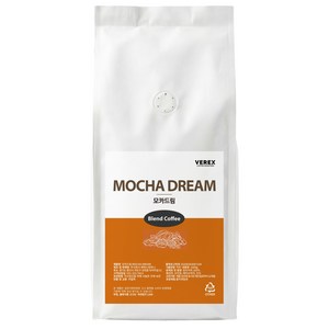 베렉스커피 모카드림 산미없는 고소한 모카 블렌드 원두커피, 1kg, 홀빈(분쇄안함), 1개