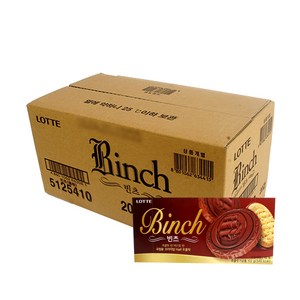 롯데웰푸드 빈츠, 102g, 20개