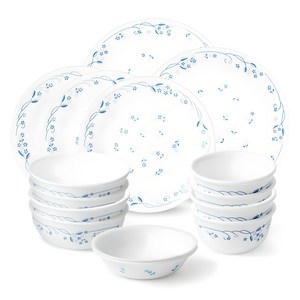 코렐 프로빈셜 블루 4인 식기세트 15p, 혼합색상, 식기 15p, 1세트