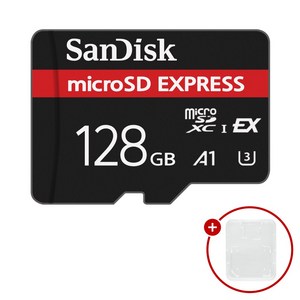 샌디스크 마이크로SD카드 익스프레스 Express 닌텐도2 스위치용 메모리카드 SDSQXFN + SD카드 케이스