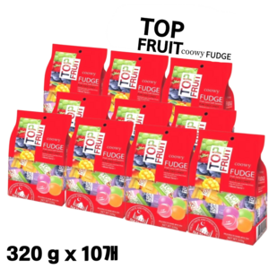 베트남 TOP FRUIT 젤리, 320g, 10개