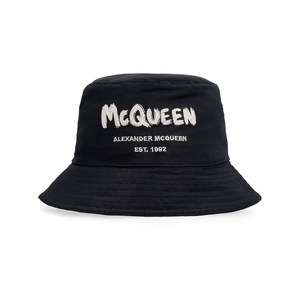 알렉산더맥퀸 알렉산더 맥퀸 맥퀸 그래피티 버킷 햇, L(KR 620), 블랙계열