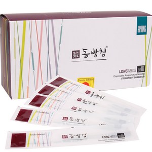 동방장침 1Box(1000pcs)/0.40x90mm/멸균침, 1개