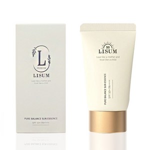 리숨 퓨어 밸런스 선 에센스 50ml SPF50+ PA++++ / 저자극 / 수분, 1개