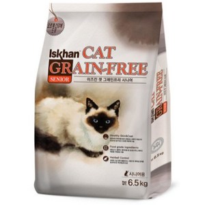 이즈칸 캣 그레인프리 기능성 사료, 시니어, 6.5kg, 1개