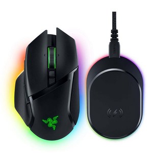 레이저코리아 바실리스크 V3 PRO 35K 무선충전팩 Black 무선 게이밍마우스