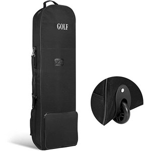 도매로만 항공커버 골프 골프백 이동바퀴 장착 캐리어