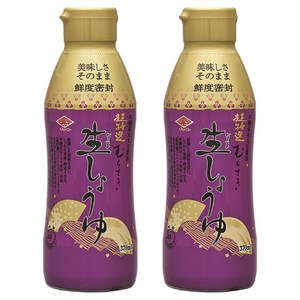 Choko 초특선 무라사키 생 간장 밀봉 보틀, 370ml, 2개