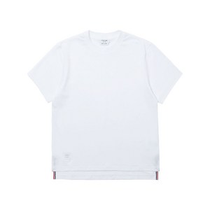 톰 브라운 사이드 슬릿 릴랙스 티셔츠, 화이트계열, Italy 48(KR 99)