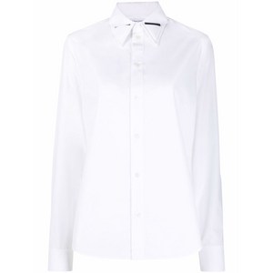 보테가 베네타 장식 칼라 셔츠, 화이트계열, Italy 44