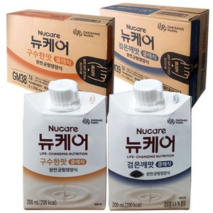 뉴케어 구수한맛 클래식 30팩 + 검은깨맛 클래식30팩, 60개, 200ml