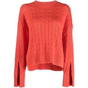 발리 케이블 니트 스웨터, 오렌지계열, IT 40(KR 44)