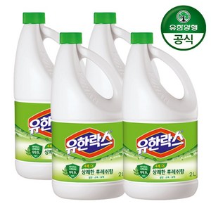 유한락스 후레쉬, 2L, 4개