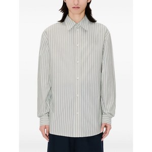 겐조 스트라이프 셔츠, 그린계열, Collar (cm) 41