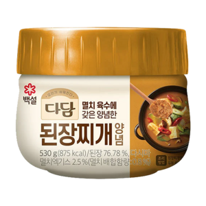 다담 된장찌개 양념 530g, 4개