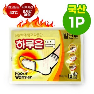 하루온팩 붙이는 발난로 2개입, 1개, 상세페이지 참조, 2개