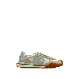 돌체앤가바나 로고 레이스 스니커즈, Europe 38(KR 250), 베이지계열