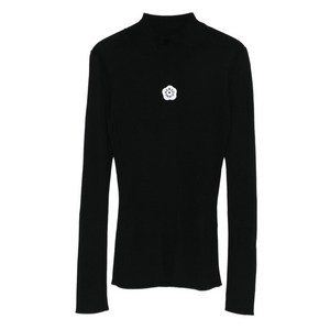 겐조 보크 플라워 2.0 모크 넥 긴소매 탑, 블랙계열, Standard S