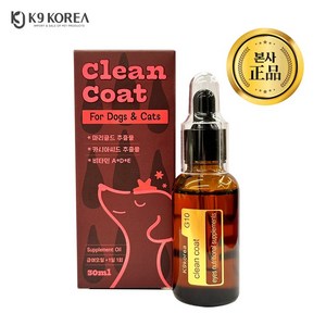 클린코트 강아지 고양이 눈물자국 영양제 30ml, 1개