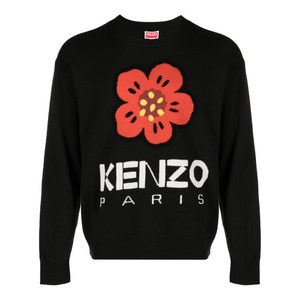 겐조 보크 플라워 모티프 울 스웨터, 블랙계열, Standard L(KR 105)