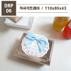맘앤팩 종이 샌드위치 포장용기 DRP-6, 100개, 1개