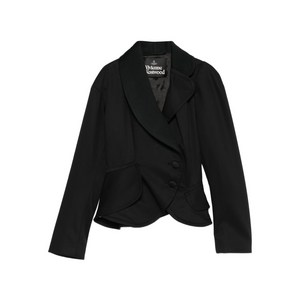 비비안웨스트우드 스토미 숄 라펠 버튼 블레이저, 블랙계열, Italy 38(KR 55)