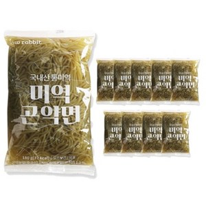 슬로우래빗 미역 곤약면, 180g, 10개