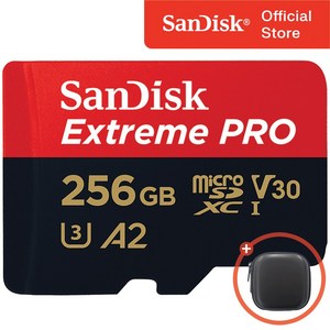 샌디스크 익스트림 프로 마이크로 SD 카드 + 보관 케이스 패키지