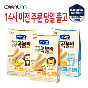 일동후디스 아이얌 순곡물바 바나나, 40g, 3개