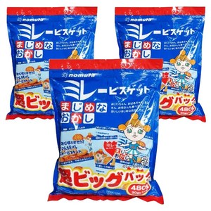 노무라 밀레 비스킷 대용량 16개입, 480g, 3개