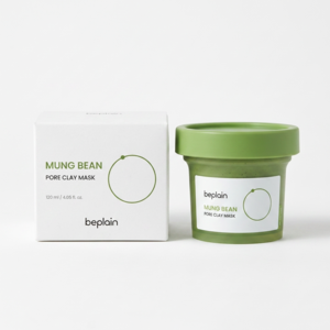[비건뷰티] 비플레인 녹두 모공 클레이 워시오프 팩 120ml, 1개입, 1개