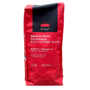 폴바셋 시그니처 블렌드 풀 포텐셜 홀빈, 홀빈(분쇄안함), 1.01kg, 1개