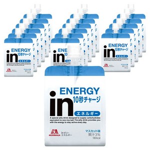 모리나가 인 젤리 에너지 10초 충전 머스캣 맛, 180g, 18개