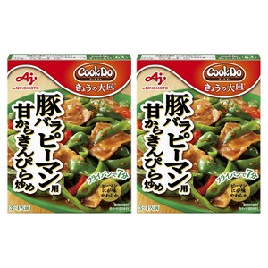 아지노모토 쿡두 오늘의 큰 접시 삼겹살 피망용 매콤달콤 킨피라 볶음, 2개