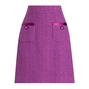 돌체앤가바나 DNA 텍스처 미니 스커트, 바이올렛/보라계열, Italy 40(KR 44)