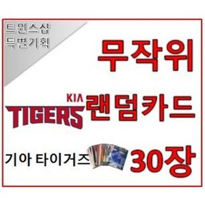 기아 타이거즈 야구 포토카드 랜덤카드 30장 트윈스샵 야구카드 야구팬 선물 수집, 1개