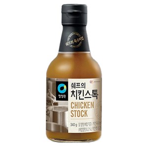 청정원 쉐프의 치킨스톡 액상 340g